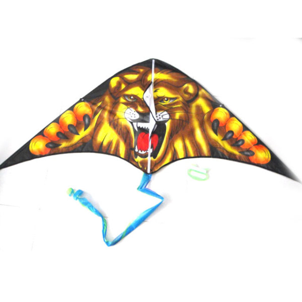 中号三角形动物图案风筝配线 布绒