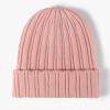 纯色柔软毛线帽 中性 56-60CM 冬帽 100%聚酯纤维