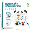熊猫磁性运笔画板 白板 磁性 单面 画板