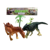 4pcs恐龙场景套装 塑料