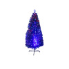 210cm 255T圆插圣诞全兰灯LED全灯光纤树(铁架底座)