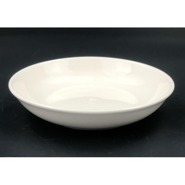 圆形陶瓷白盘 单色清装 陶瓷