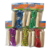 木柄棉绳跳绳 塑料