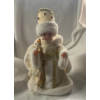 12寸俄罗斯圣诞雪姑娘电动摆件 单色清装 塑料