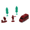 消防车带2人,2树 滑行 塑料