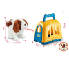 毛绒玩具狗+宠物狗笼套装 电动 塑料
