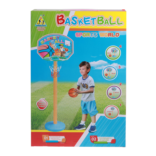 儿童篮球台带12cm球 塑料