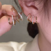 925银针气质耳环 单色清装 金属