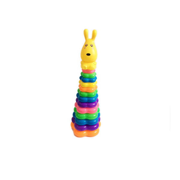 13层兔子彩虹圈 塑料