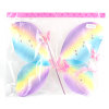 彩色蝴蝶翅膀+天使棒+发夹 布绒