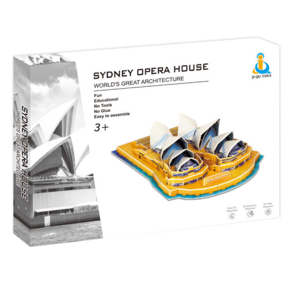 3D立体拼图-悉尼歌剧院 建筑物 纸质