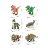 6只装Q版恐龙 塑料