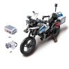 539pcs警用积木摩托车 电动 塑料