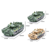8PCS 军事坦克 惯性 变形 塑料