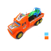 实色惯性车带工程车蓝,橙2色 塑料