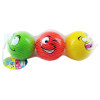 3只庄3寸篮球充气球  塑料