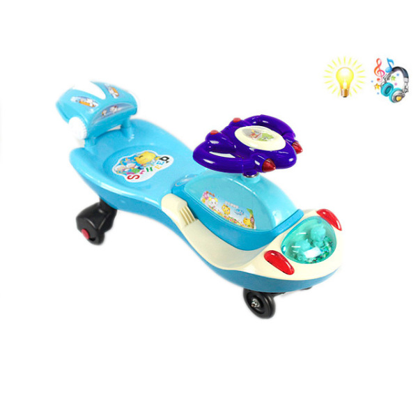 儿童扭扭车带灯光音乐 扭扭车 塑料