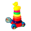 小鸭拖车彩虹套圈 圆形 塑料