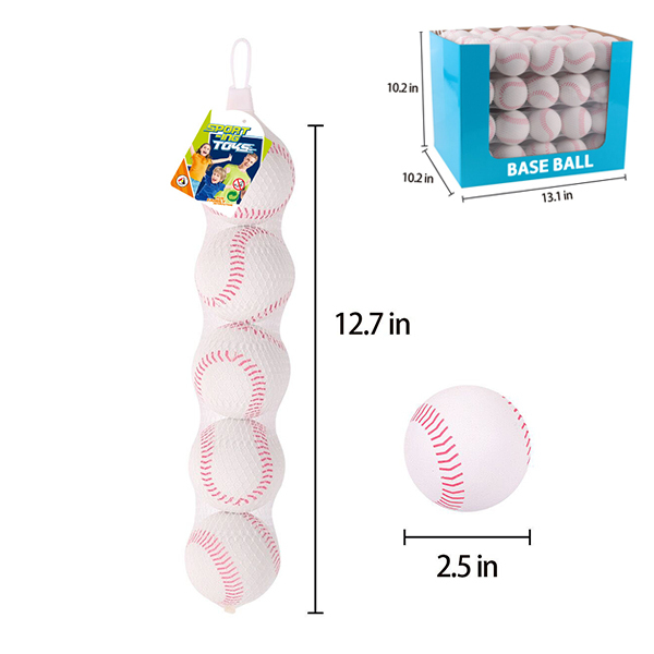16PCS 5粒网球 塑料