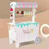 儿童木制玩具冰淇淋车【61*31*85.5CM】 单色清装 木质