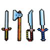 4只装刀剑组合 实色 塑料