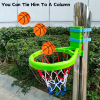 二合一环保麦秆料浴室篮球戏水玩具 塑料