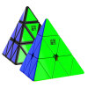 加磁版御龙金字塔魔方带说明书 三角形 多阶 塑料