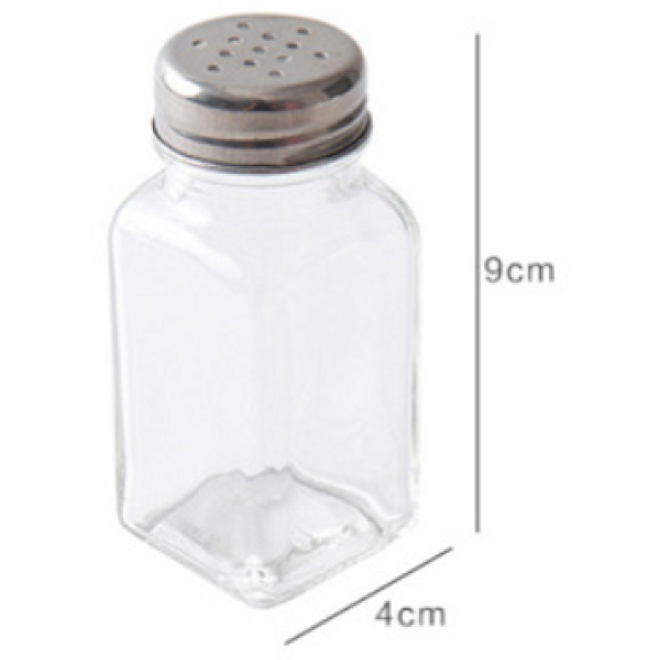 玻璃透明撒粉调味瓶【80ML】 单色清装 玻璃