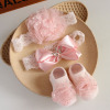 新生儿发带+袜子3件套（盒子要自己装） 新生儿（1岁以内） 均码 套装 5%氨纶 70%棉 25%聚酯纤维