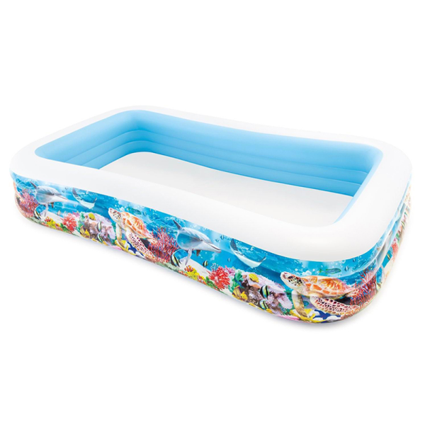 家庭方形泳池充气儿童游泳池 塑料