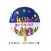 圆形生日充气球(50pcs/opp) 塑料
