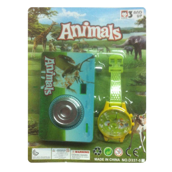 动物相机带手表 塑料