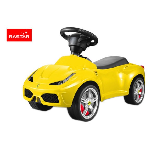 滑行加皮套童车-Ferrari红黄2色 滑行车 塑料