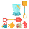 8pcs沙滩小城堡桶玩具  塑料