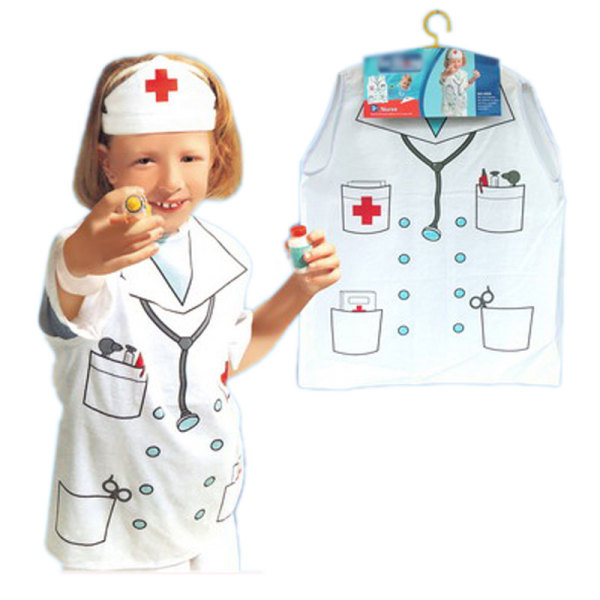 儿童护士服装 通用 中码 布绒