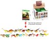 24PCS 多款式2(pcs)恐龙动物系列 塑料