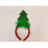12个圣诞装饰发箍 单色清装 布绒