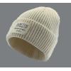 贴标纯色毛线帽 中性 56-58CM 冬帽 100%腈纶