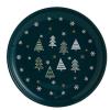 8寸色釉圣诞树圆盘 单色清装 陶瓷