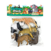 7pcs手绘野生动物套装 塑料