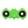 增强钢轴绿黑版防锈蝙蝠指尖陀螺 塑料