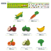 水果和蔬菜套装 塑料