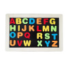 木质创意字母数字几何早教粘画板益智玩具 黑板 单面 画板 木质