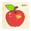 苹果木制拼图 木质