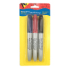 4PCS 21*10.5cm 记号笔 (红1蓝1黑2) 混色 塑料