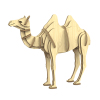 3D木质动物拼图 动物 木质