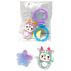 DIY assembly ring fawn ring + snowflake ring giveaway small toys