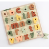 凹凸板-小写字母 单色清装 木质
