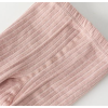 儿童大PP精梳棉纯色竖条纹打底连体裤（L：4-6岁） 79%棉 18%锦纶 3%氨纶 女童 L 连体