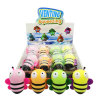 12PCS 蜜蜂捏捏乐 发泄面粉减压玩具 4色 塑料